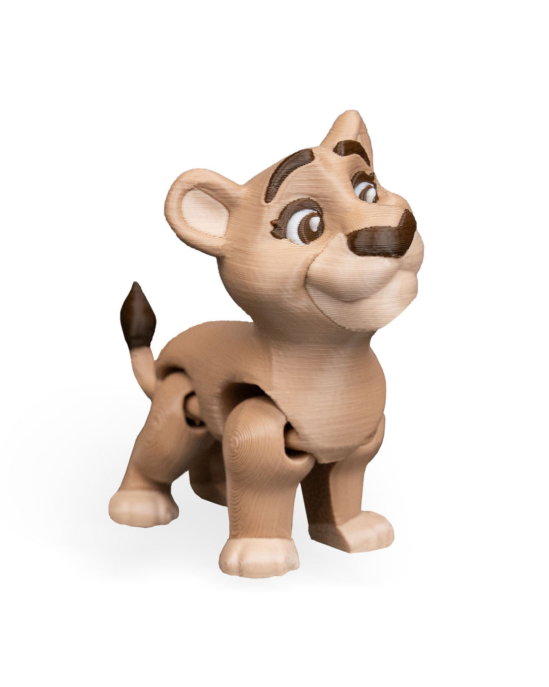 Pair of Lions – 3D Printed Display Figures