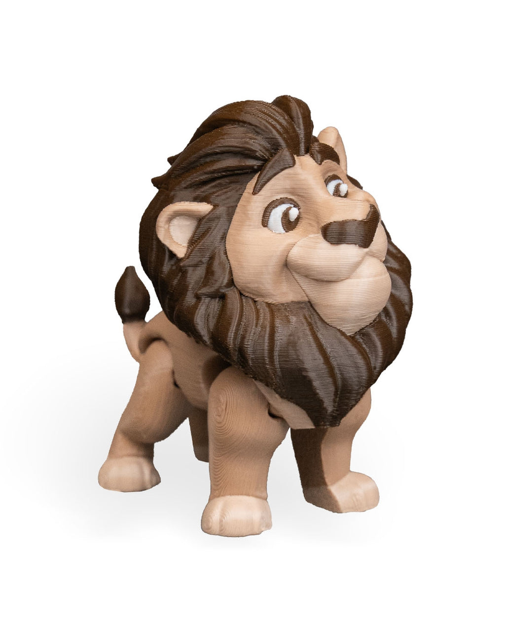 Pair of Lions – 3D Printed Display Figures