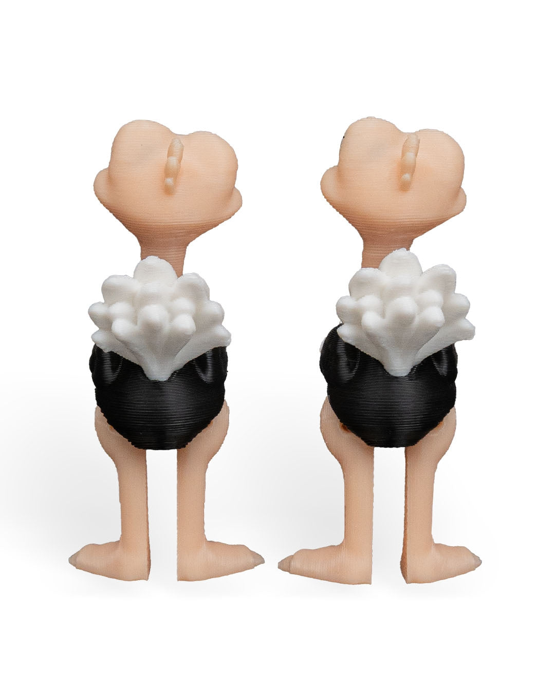 Pair of Ostriches – 3D Printed Display Figures