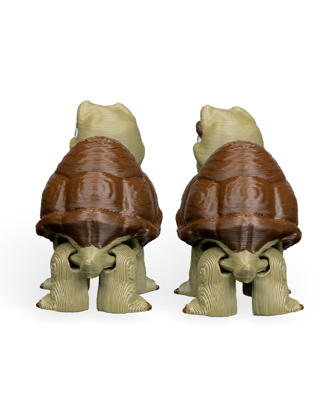Pair of Tortoises – 3D Printed Display Figures