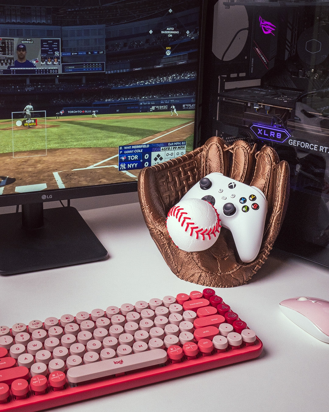 ⚾ 3D-Printed Baseball Glove Controller stand – Compatible with Xbox & PlayStation – Unique Gamer Gift! 🎮