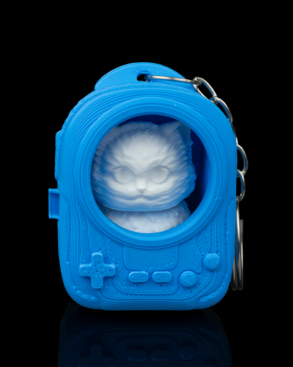 Player Pack Turkish Angora 3D Printed Keychain