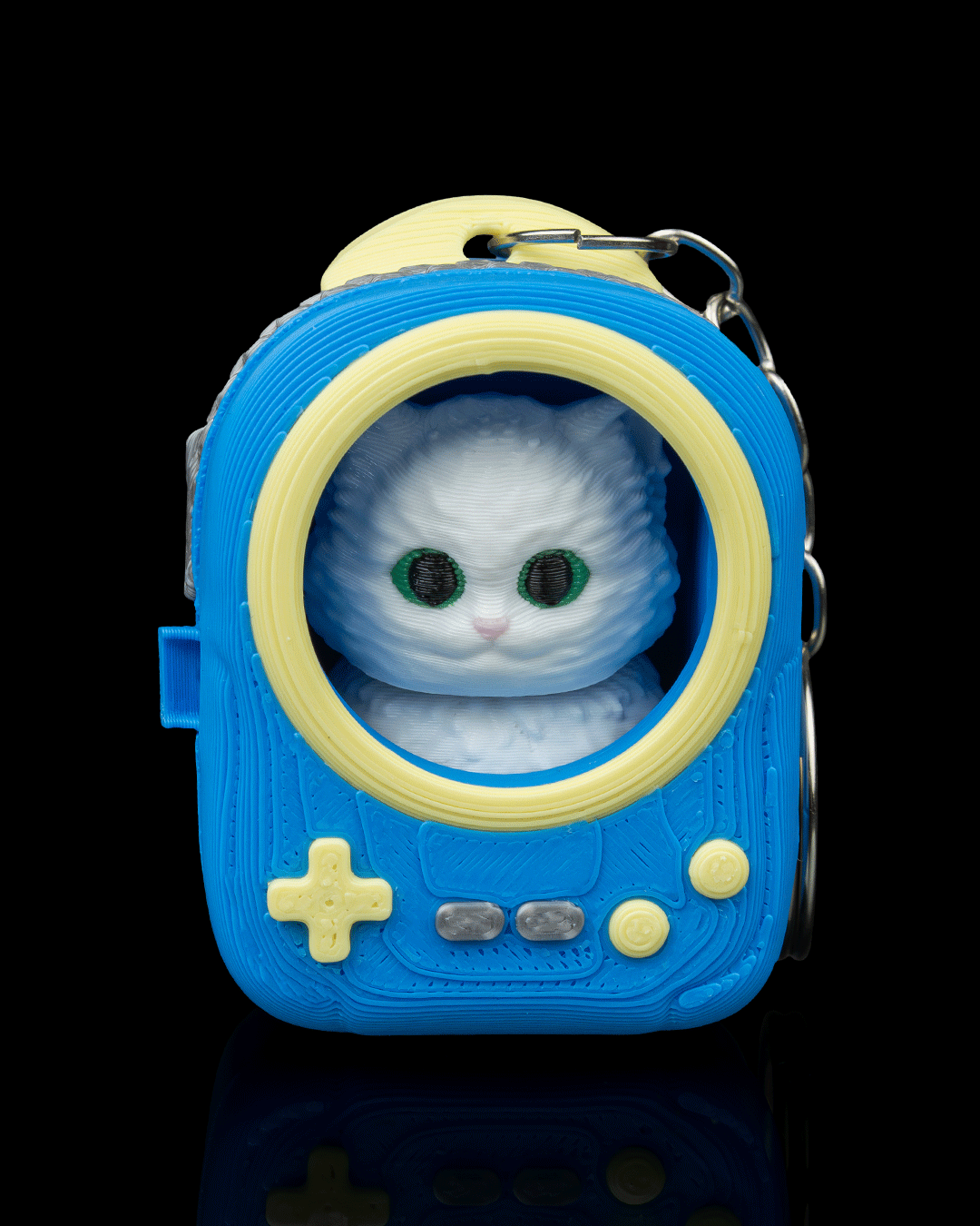 Player Pack Turkish Angora 3D Printed Keychain