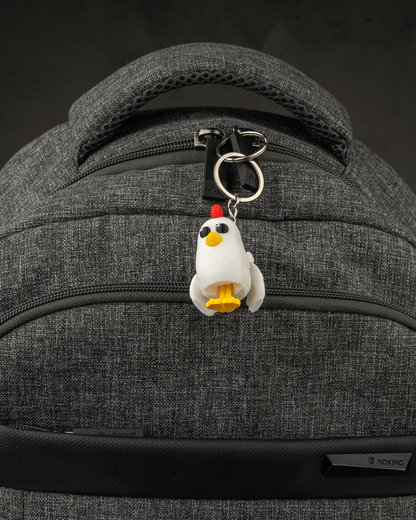 Polly the Chicken 3D Printed Keychain