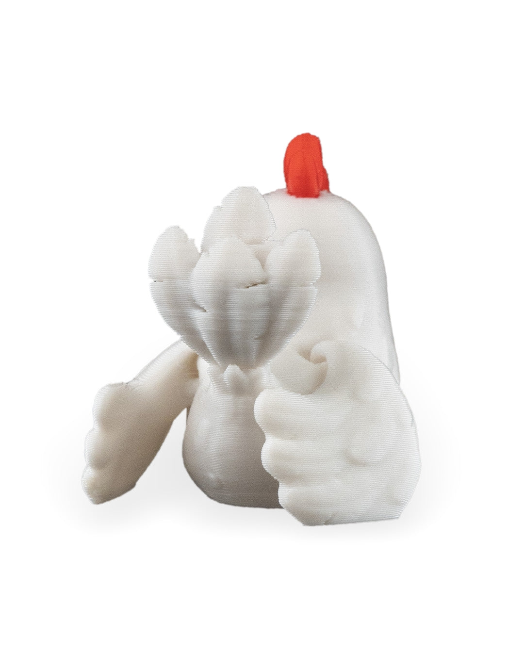 Polly the Chicken 3D Printed Keychain