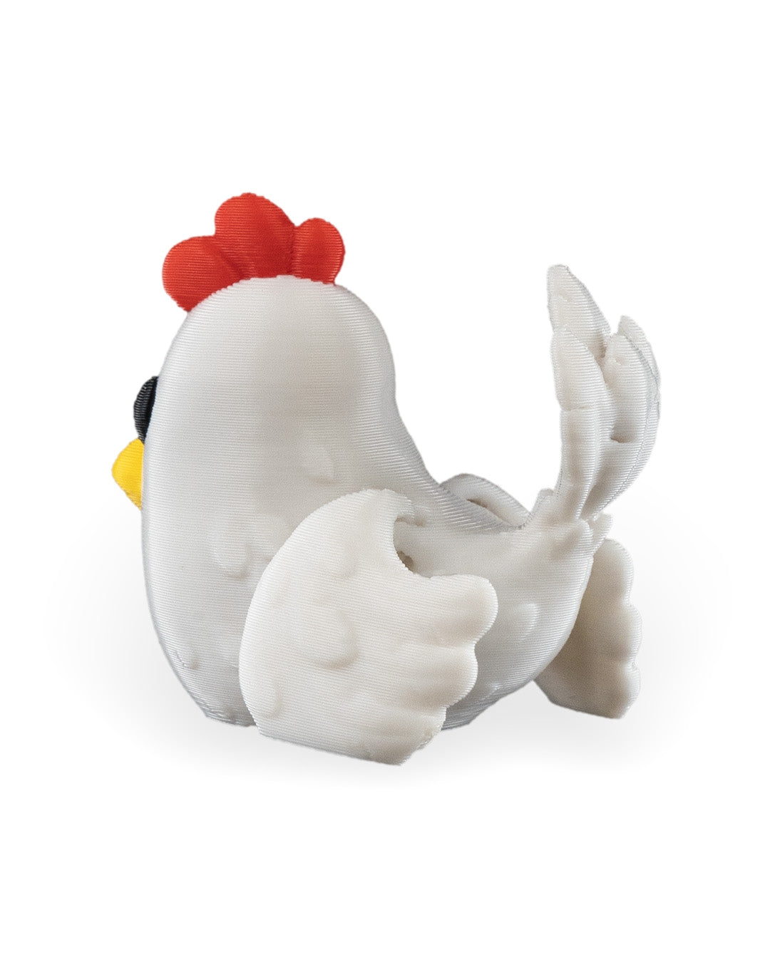 Polly the Chicken 3D Printed Keychain
