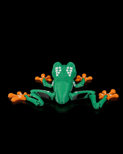 Reed the Red-Eyed Tree Frog – Articulated 3D Printed Display Figure