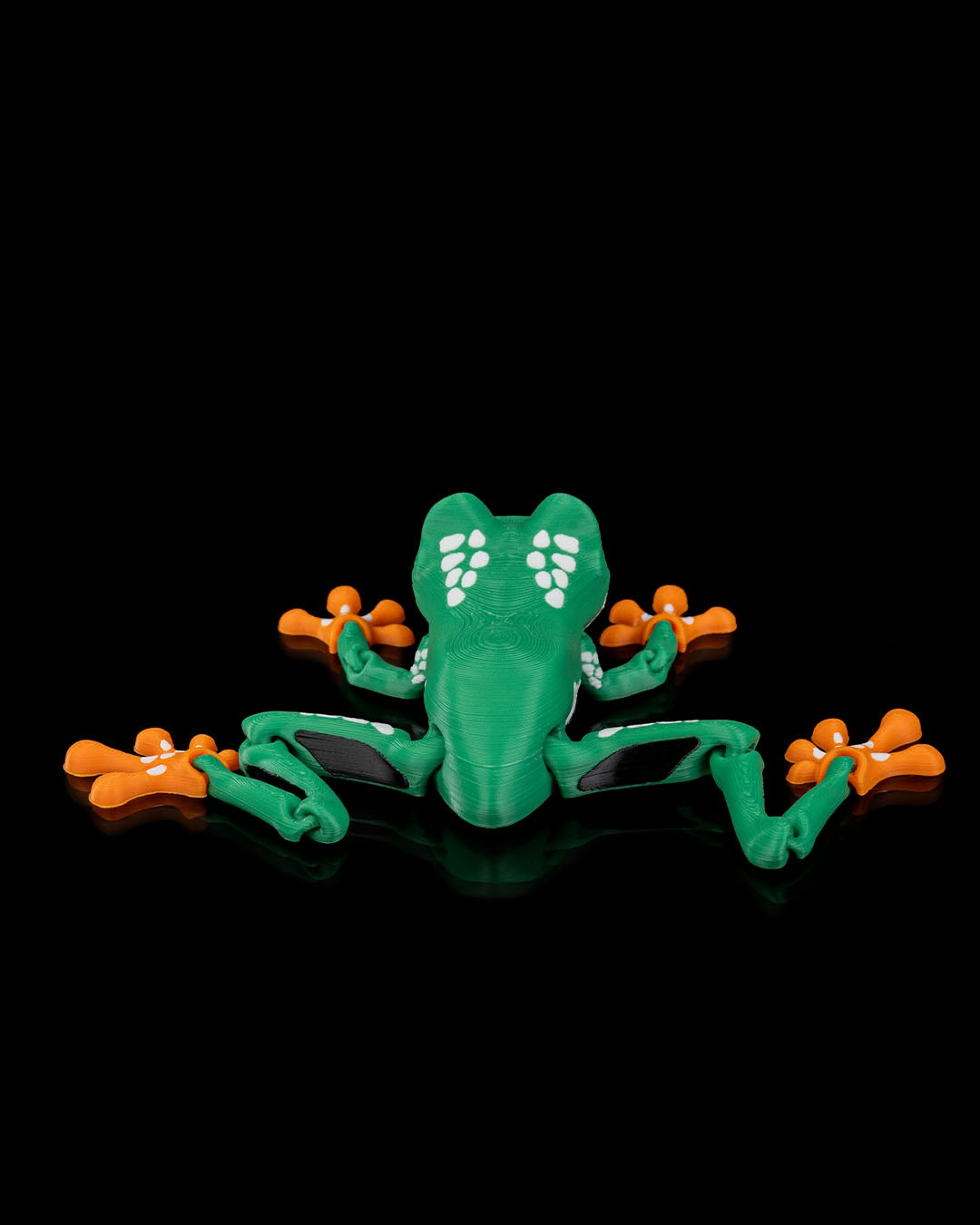 Reed the Red-Eyed Tree Frog – Articulated 3D Printed Display Figure