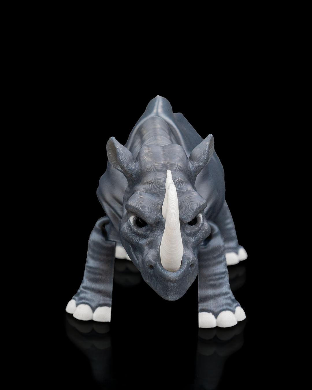 Rhinoceros – Articulated 3D Printed Display Figure