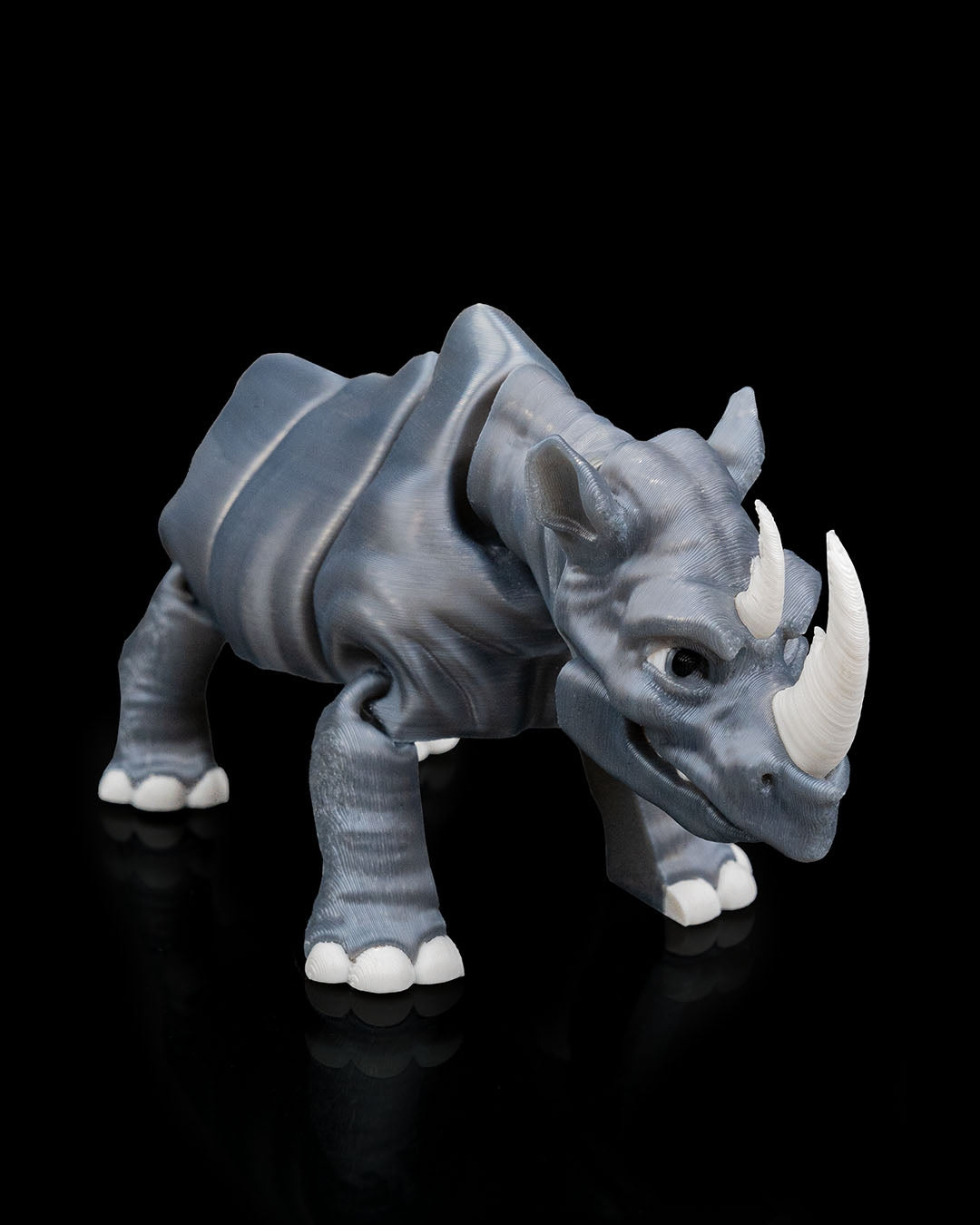 Rhinoceros – Articulated 3D Printed Display Figure