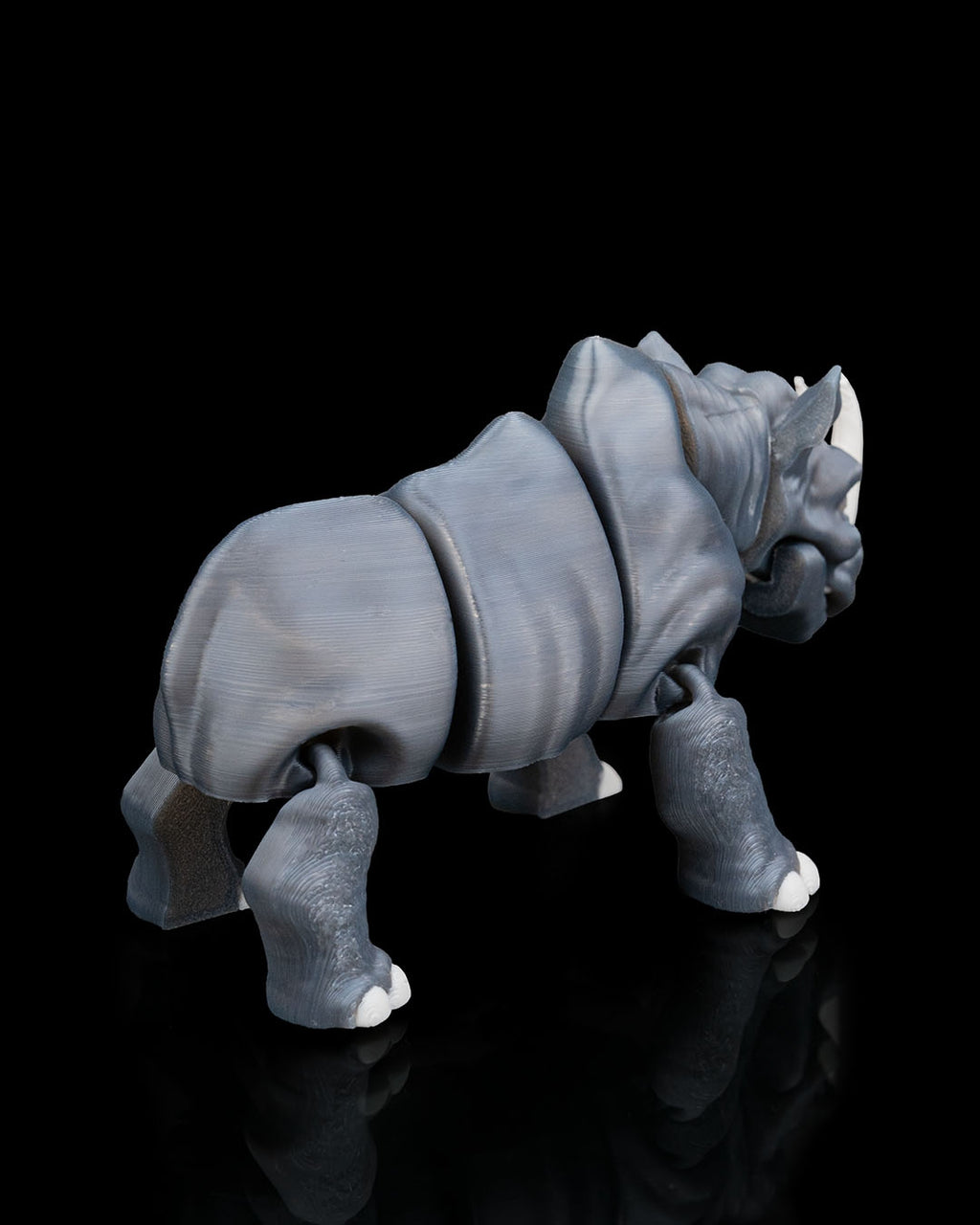 Rhinoceros – Articulated 3D Printed Display Figure
