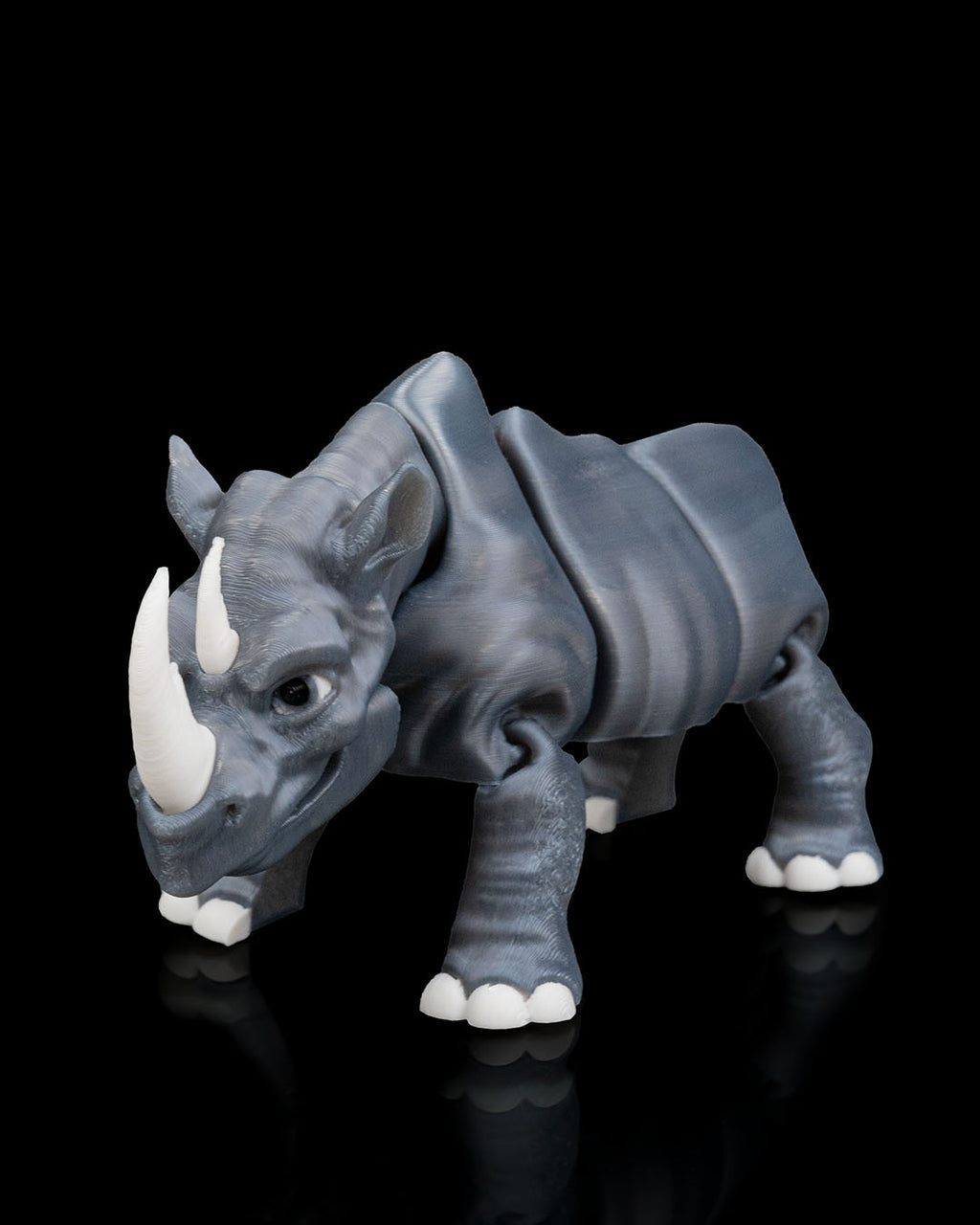 Rhinoceros – Articulated 3D Printed Display Figure