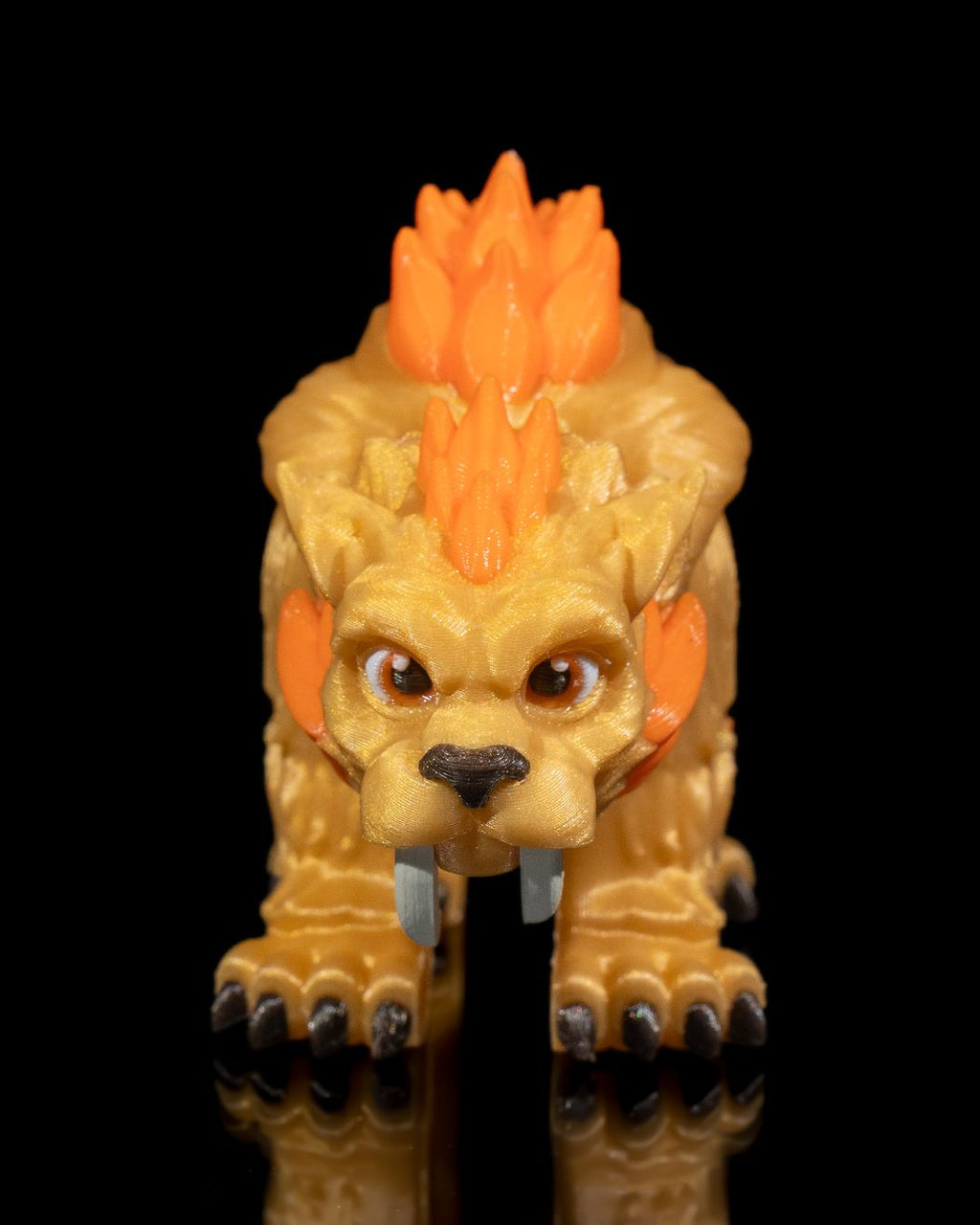 Saber-Toothed Tiger – Articulated 3D Printed Display Figure