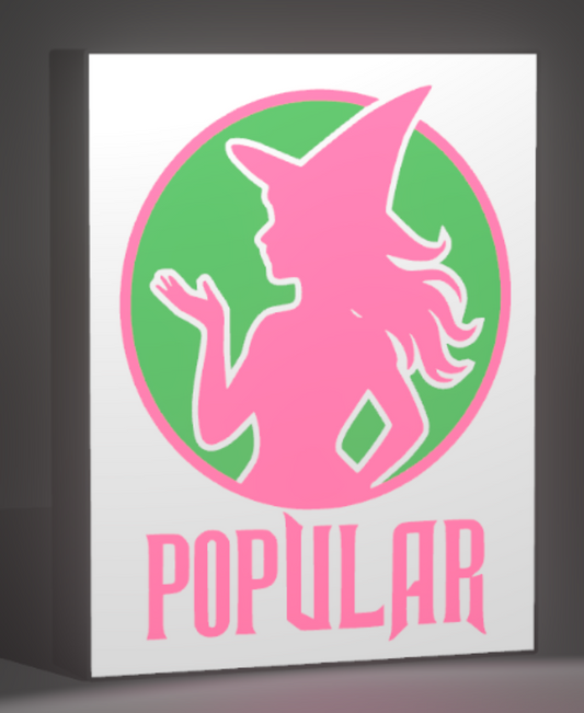 ✨ Wicked-Inspired LED Light – 9” Wide • USB Powered • POPULAR