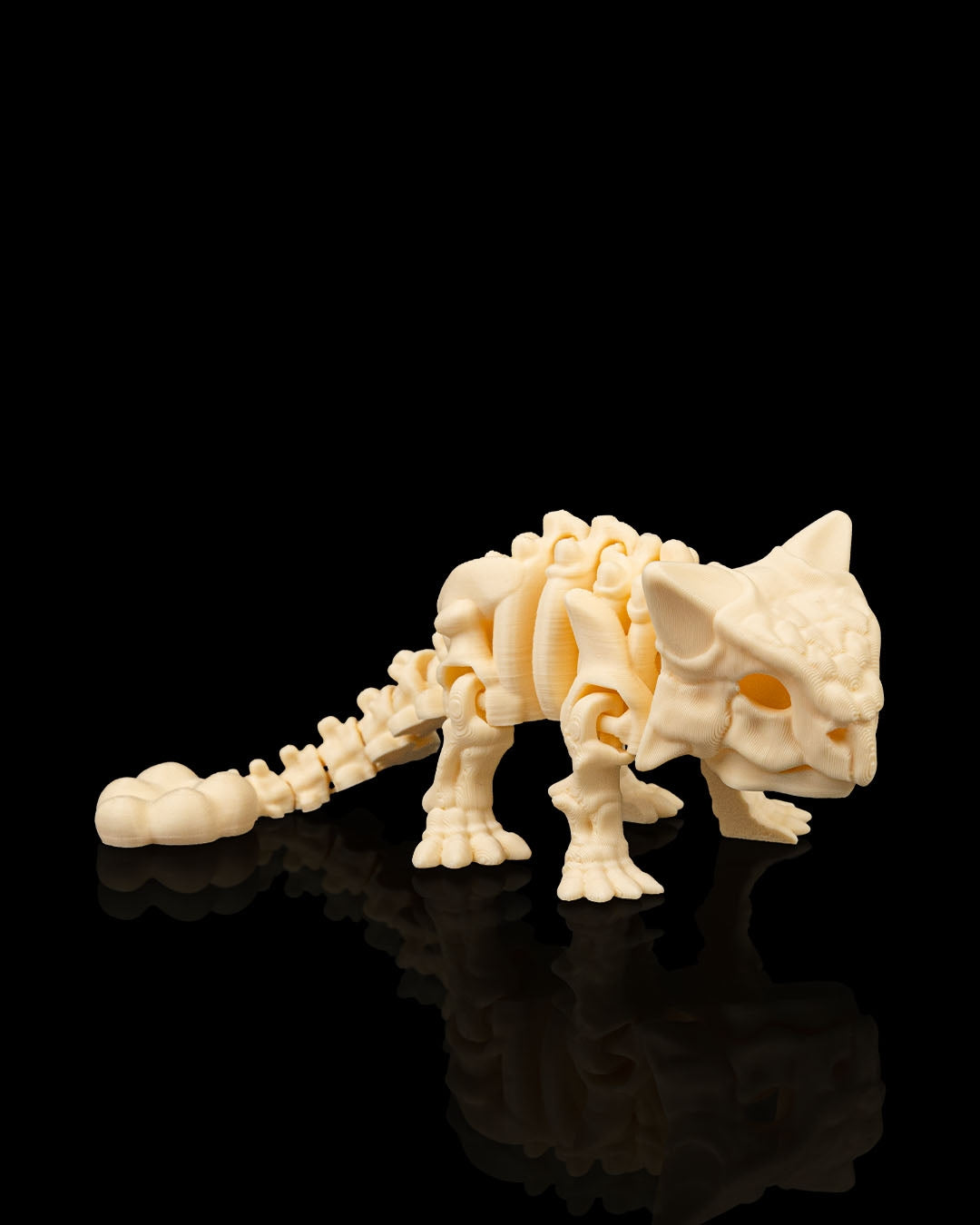 Skeleton Ankylosaurus – Articulated 3D Printed Display Figure