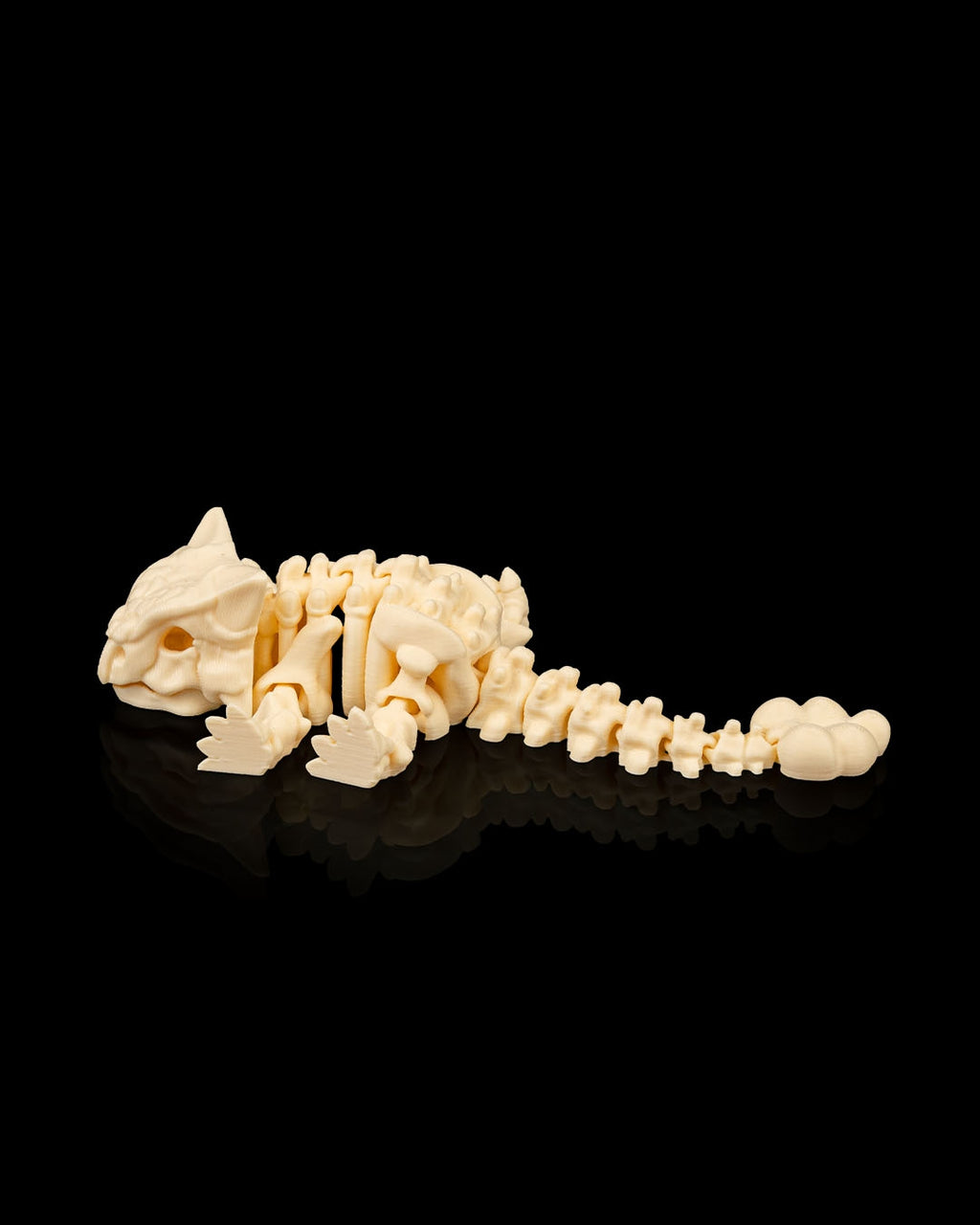 Skeleton Ankylosaurus – Articulated 3D Printed Display Figure