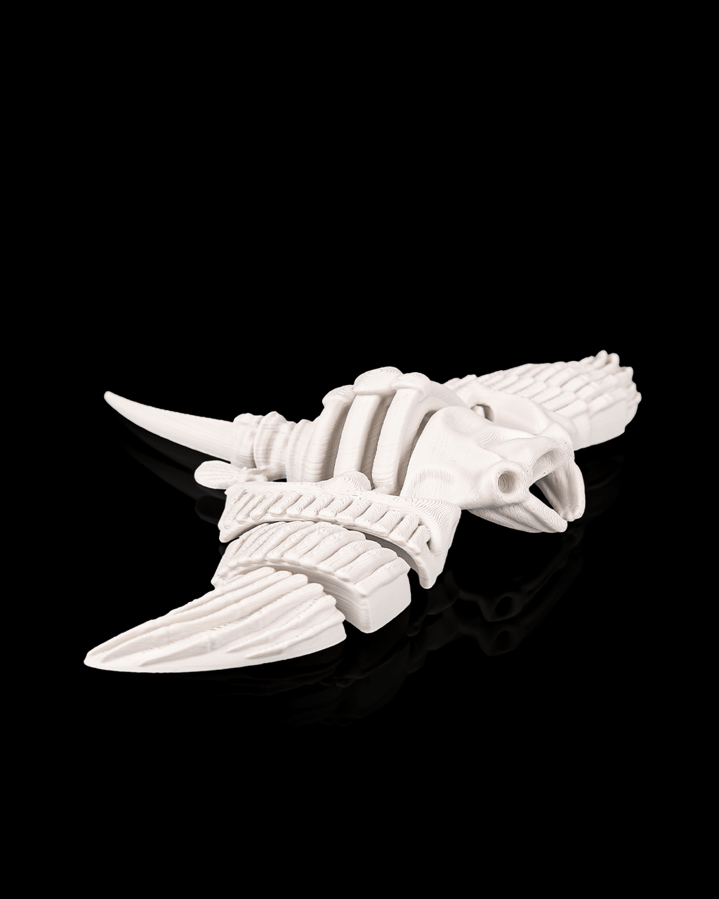 Skeleton Manta Ray – Articulated 3D Printed Display Figure