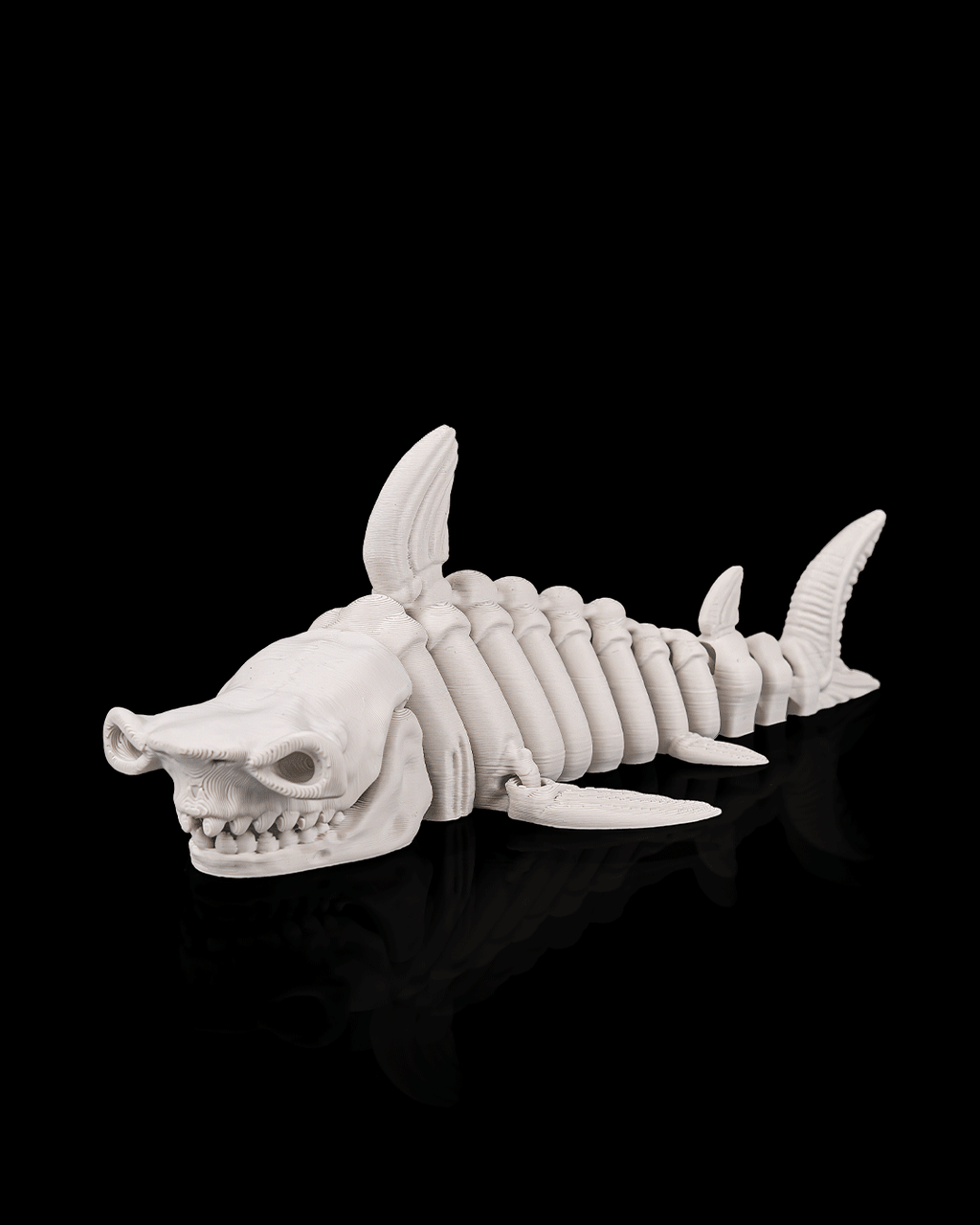 Skeleton Shark – Articulated 3D Printed Display Figure