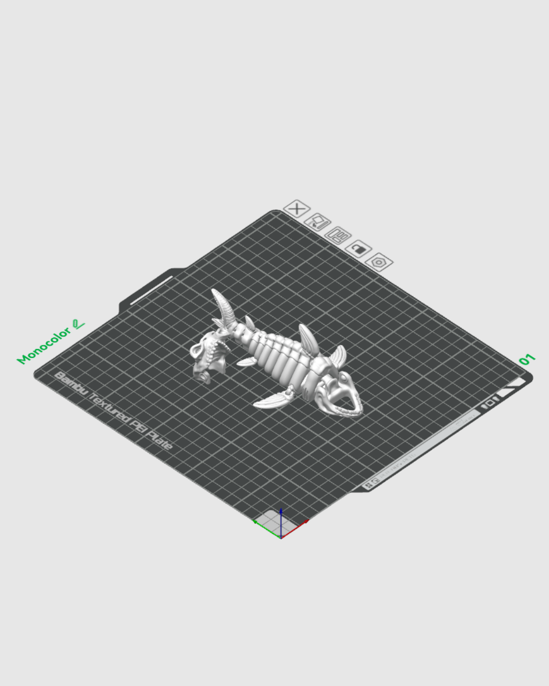 Skeleton Shark – Articulated 3D Printed Display Figure
