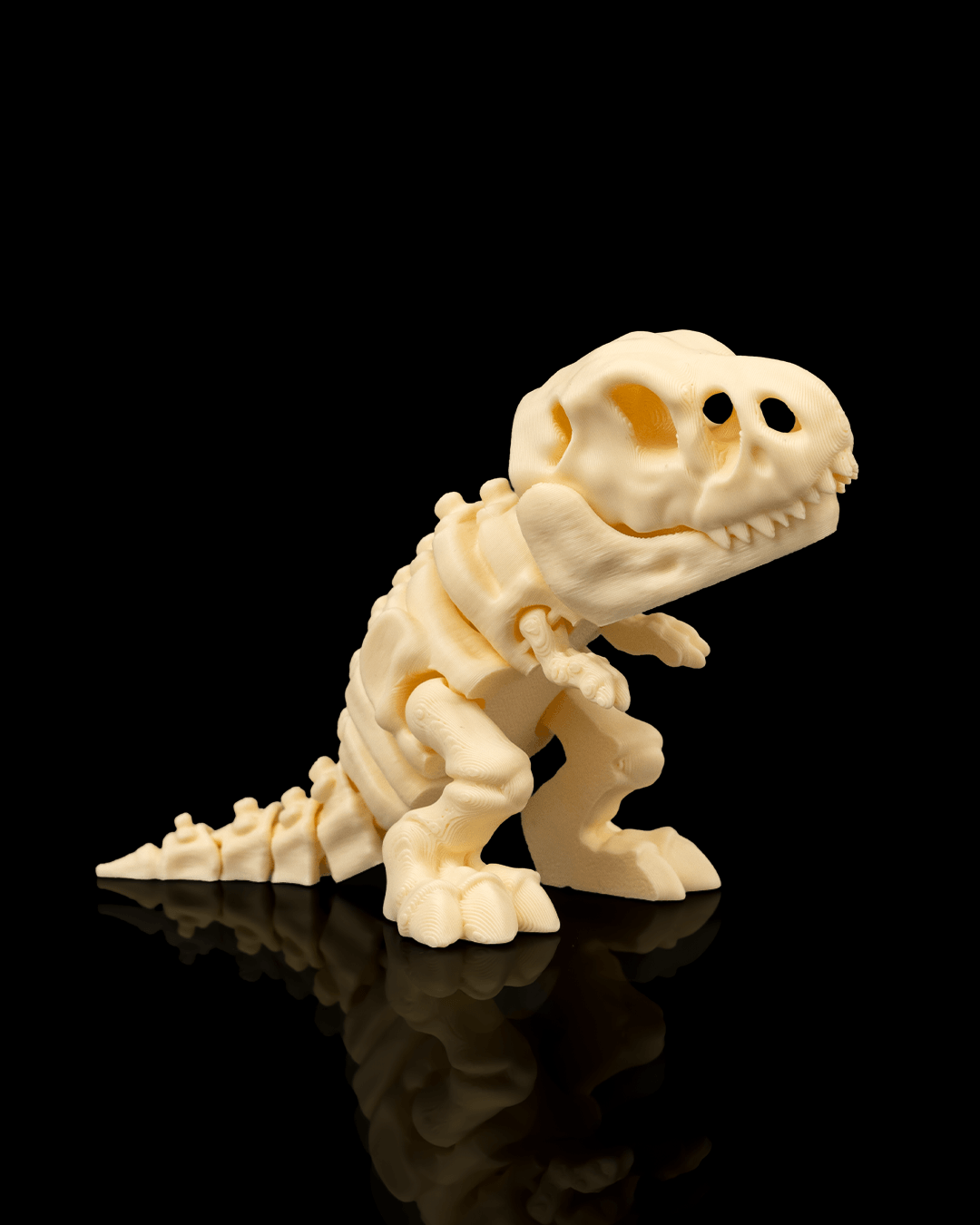 Skeleton T-Rex – Articulated 3D Printed Display Figure