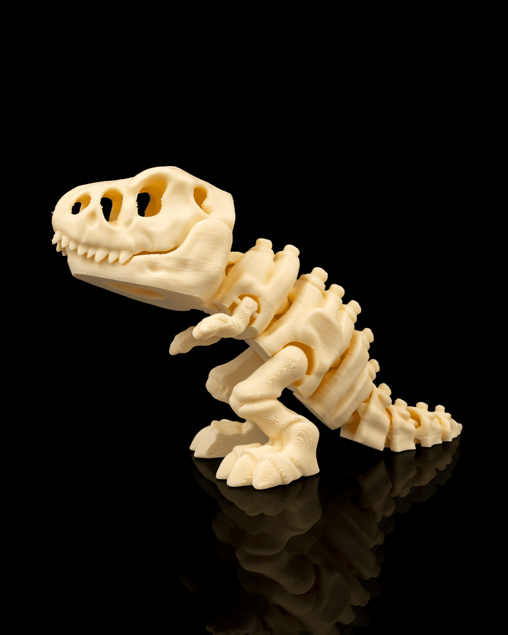 Skeleton T-Rex – Articulated 3D Printed Display Figure