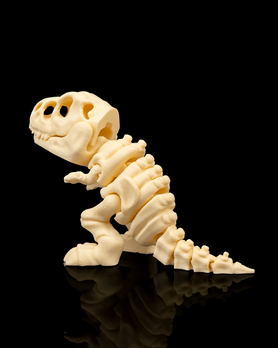 Skeleton T-Rex – Articulated 3D Printed Display Figure