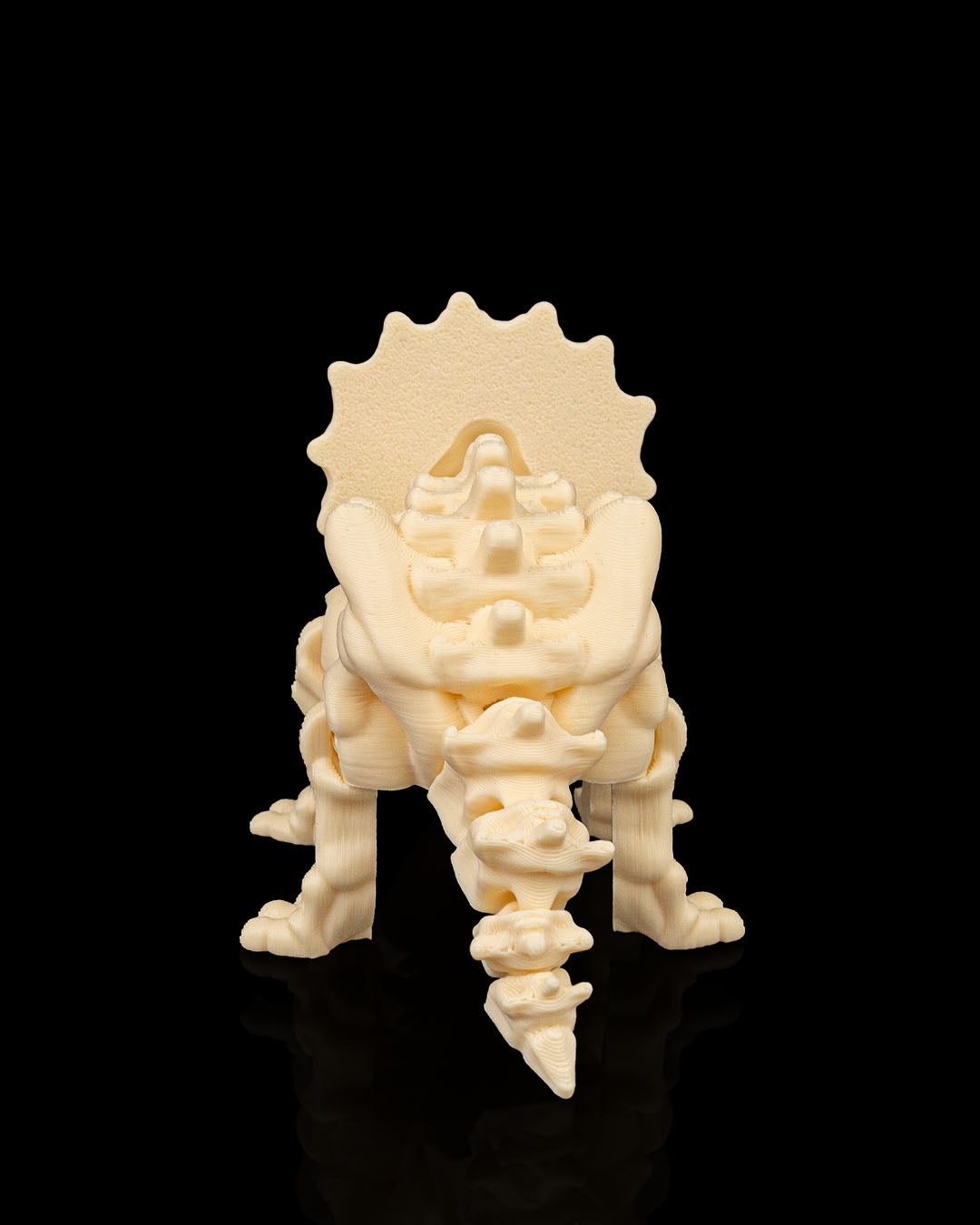 Skeleton Triceratops – 3D Printed Display Figure