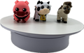 3 Pack Farm Animal Keychains – Articulated 3D Printed Pig, Cow & Horse Key Rings – Flexible Farm Animal Keychains for Keys, Backpacks & Bags