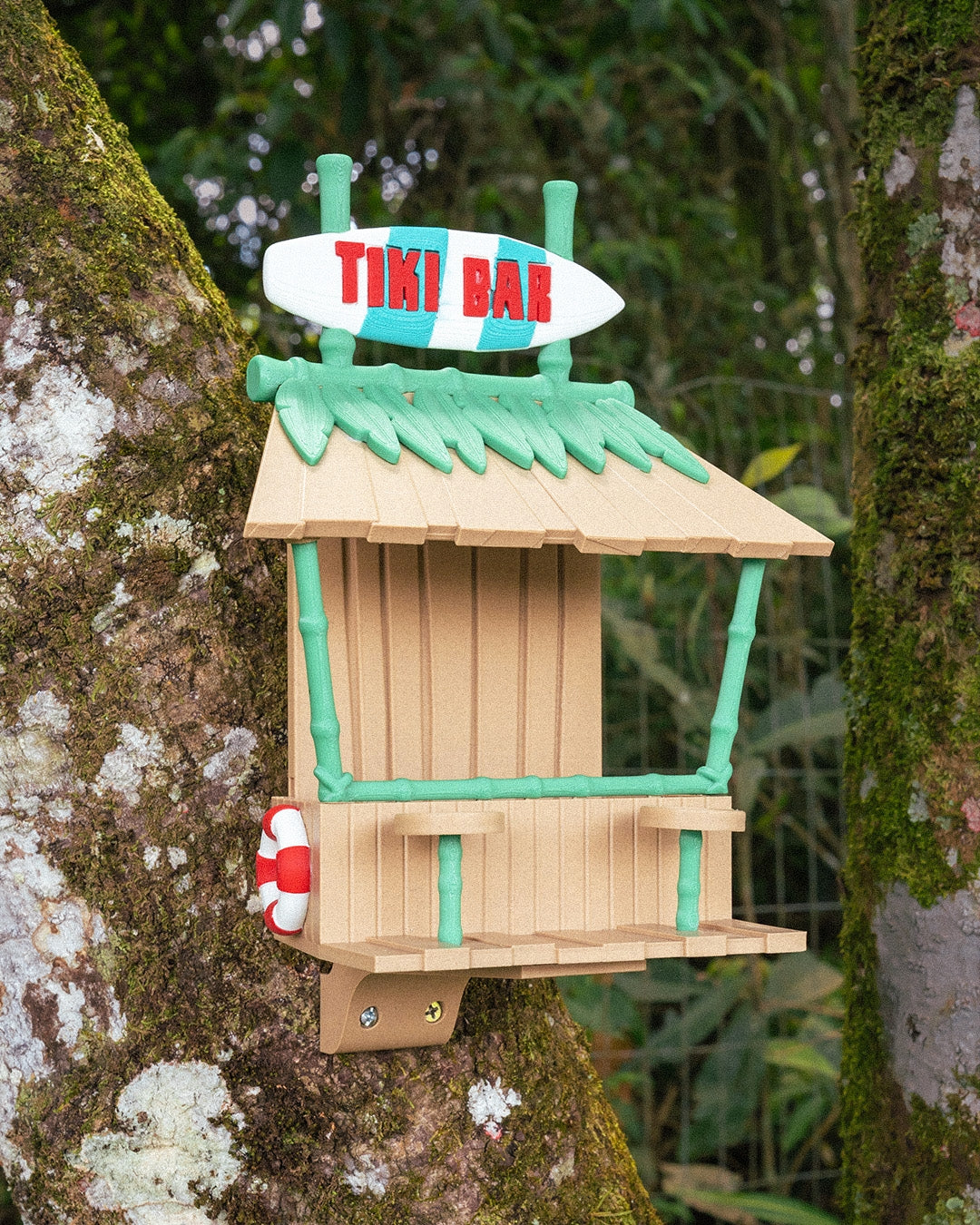🌺 The Tiki House Bird Feeder – A Tropical Getaway for Your Backyard Birds 🐦