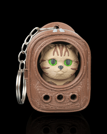 Urban Pack Tabby 3D Printed Keychain
