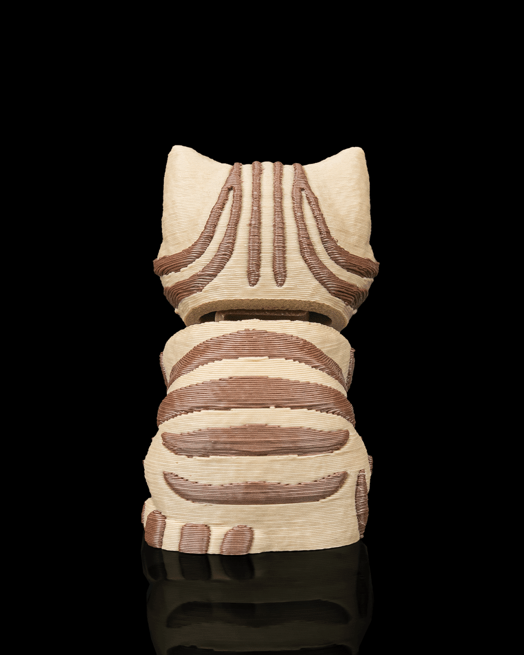 Urban Pack Tabby Cat Keychain – 3D Printed Articulated Accessory