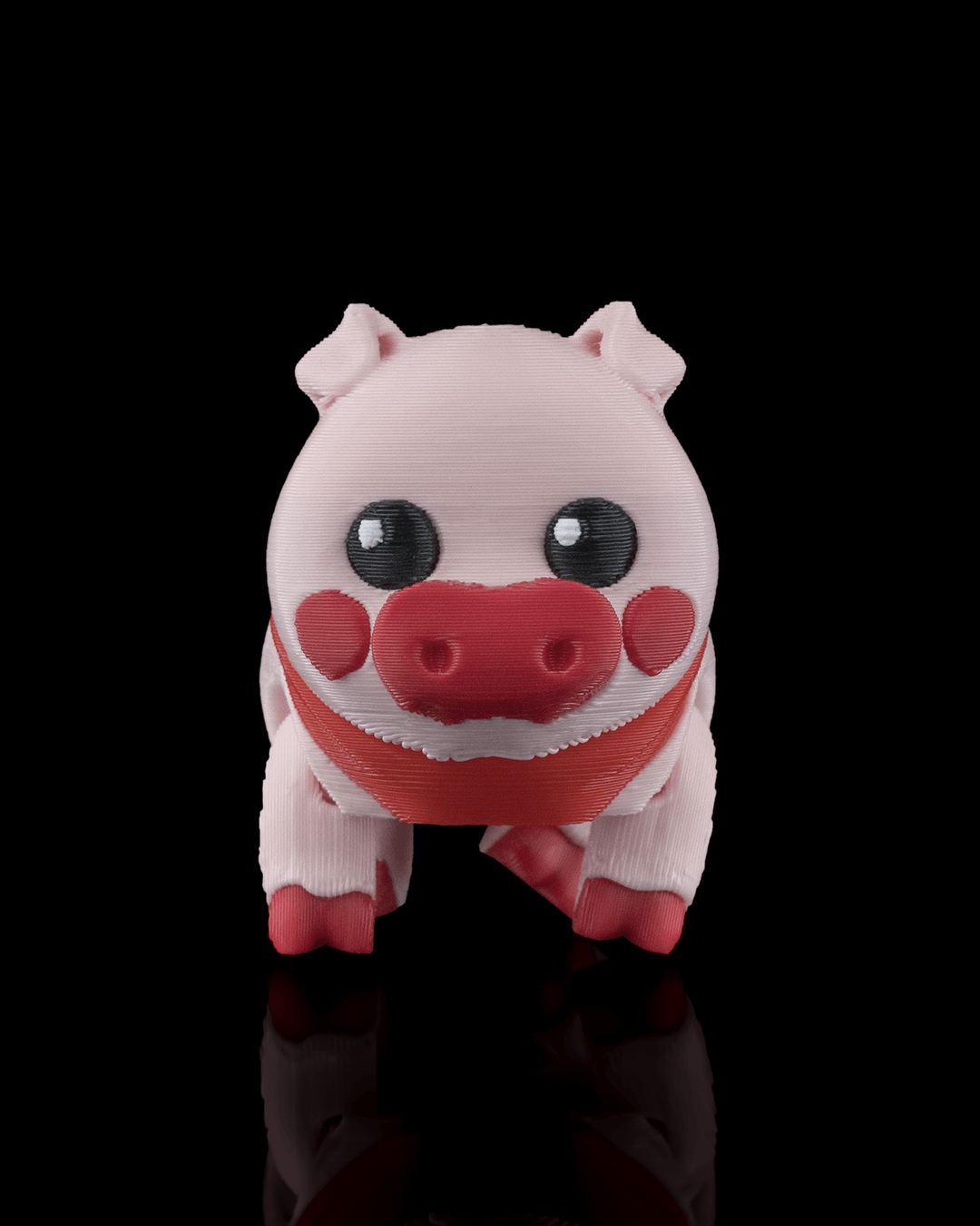 Willow the Pig 3D Printed Keychain