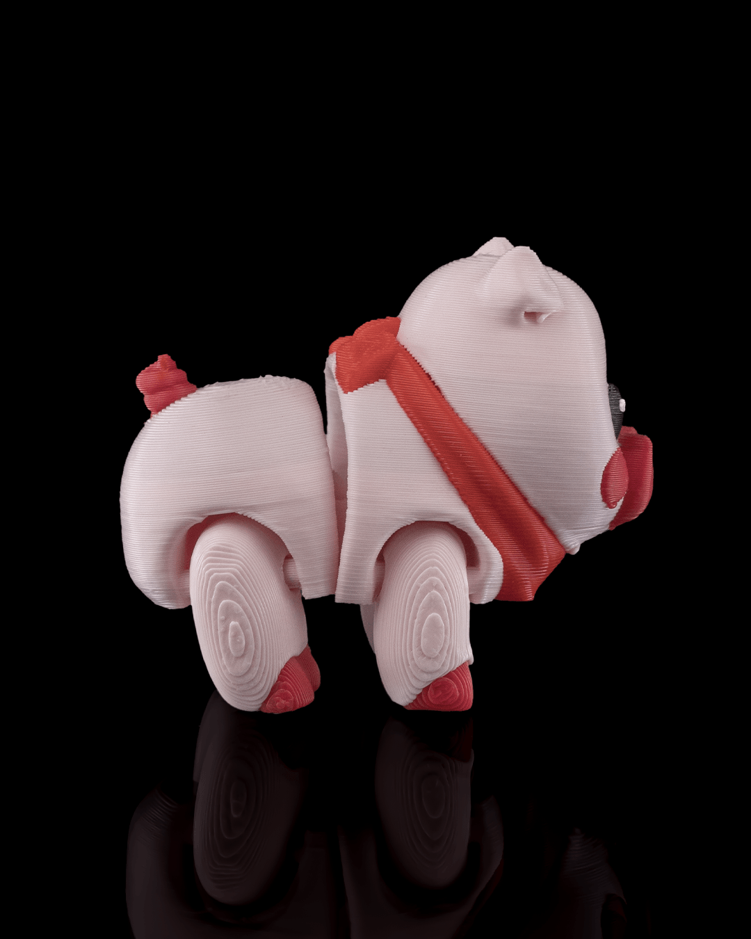 Willow the Pig 3D Printed Keychain