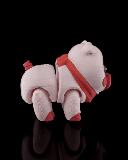 Willow the Pig 3D Printed Keychain