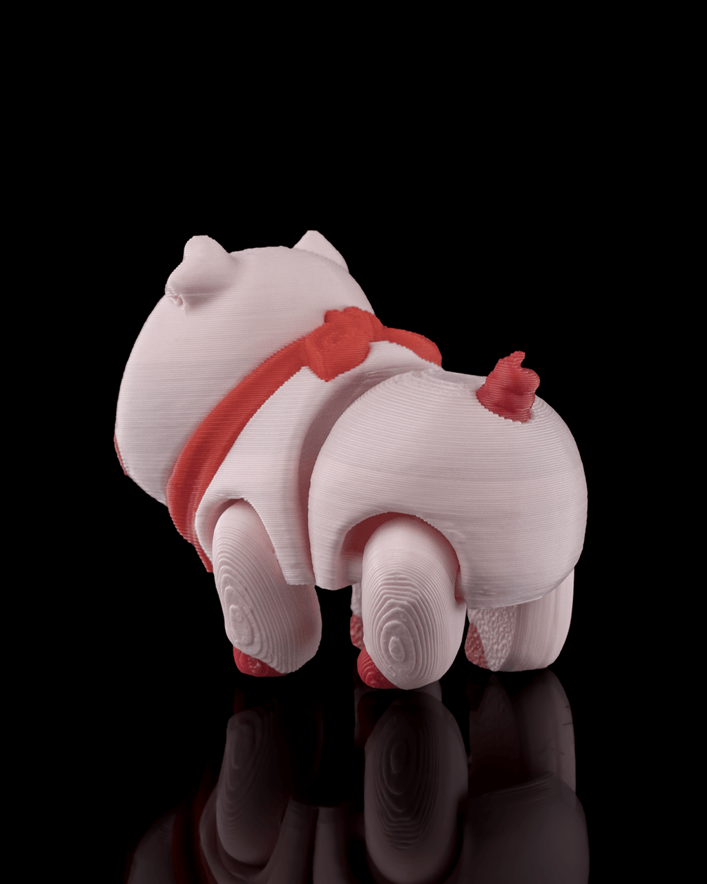 Willow the Pig 3D Printed Keychain