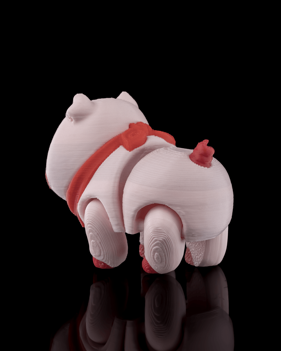Willow the Pig 3D Printed Keychain