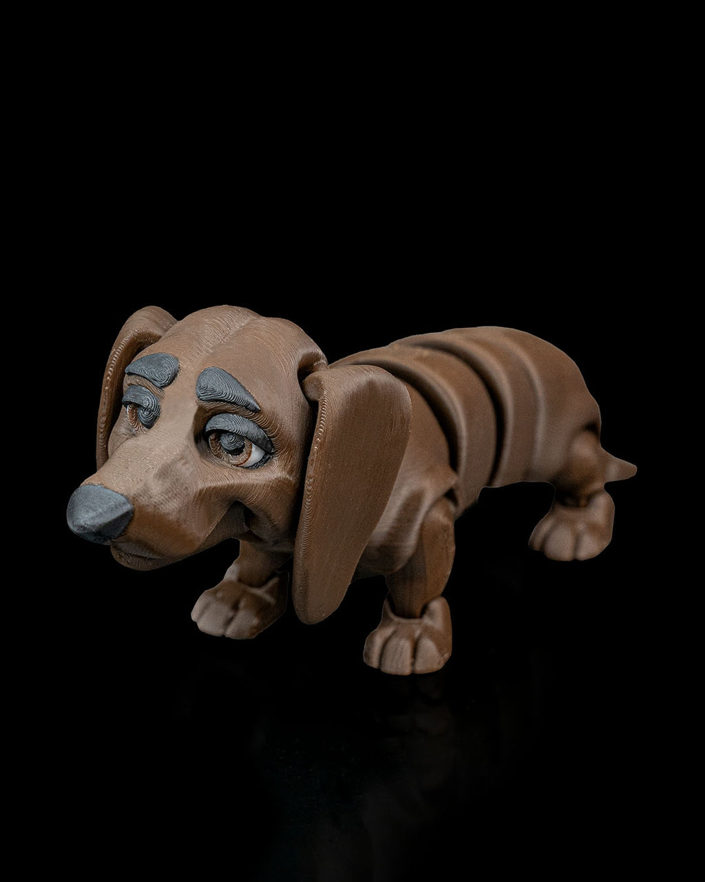 Winston the Dachshund – Articulated 3D Printed Display Figure