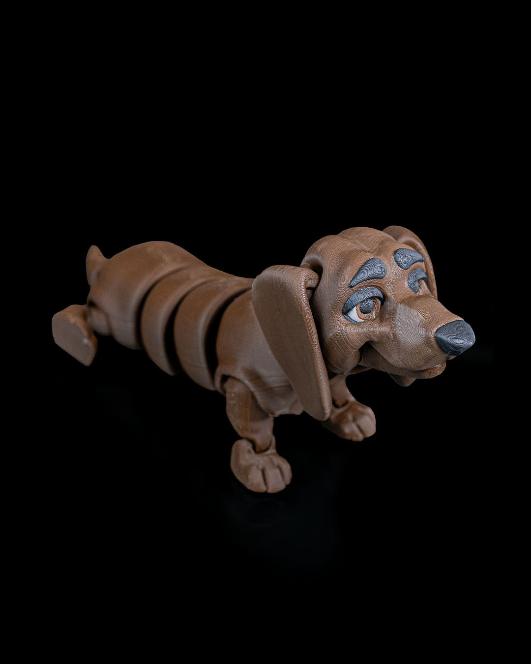 Winston the Dachshund – Articulated 3D Printed Display Figure