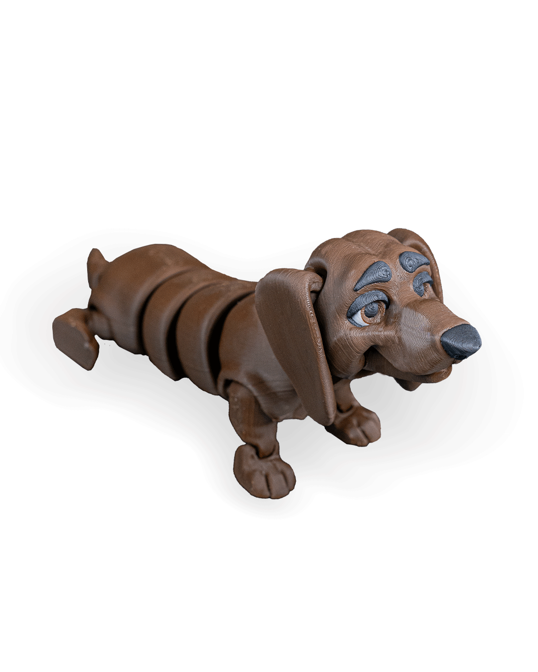 Winston the Dachshund – Articulated 3D Printed Display Figure
