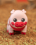 Willow the Pig 3D Printed Keychain