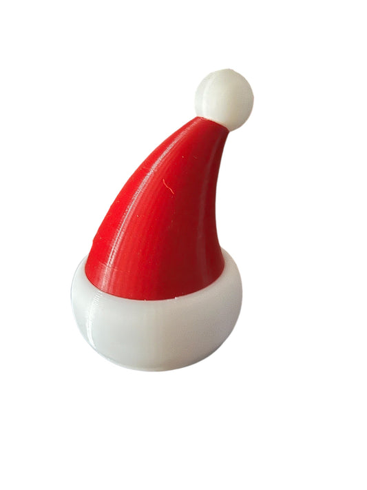 Holiday Bottle Topper: Santa Hat Edition