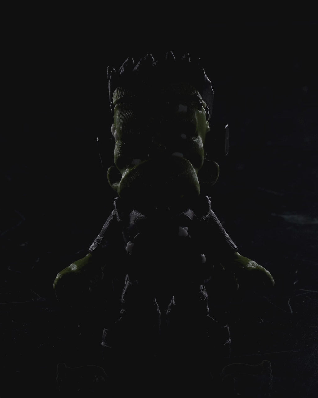 Fright Frankie 3D Printed Keychain
