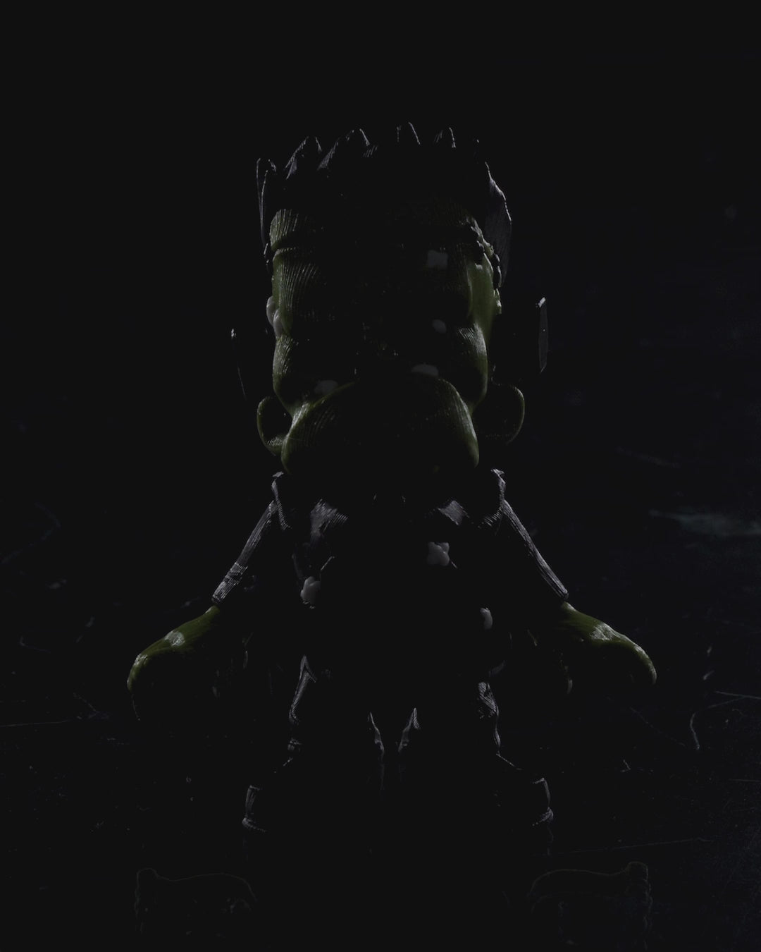 Fright Frankie 3D Printed Keychain