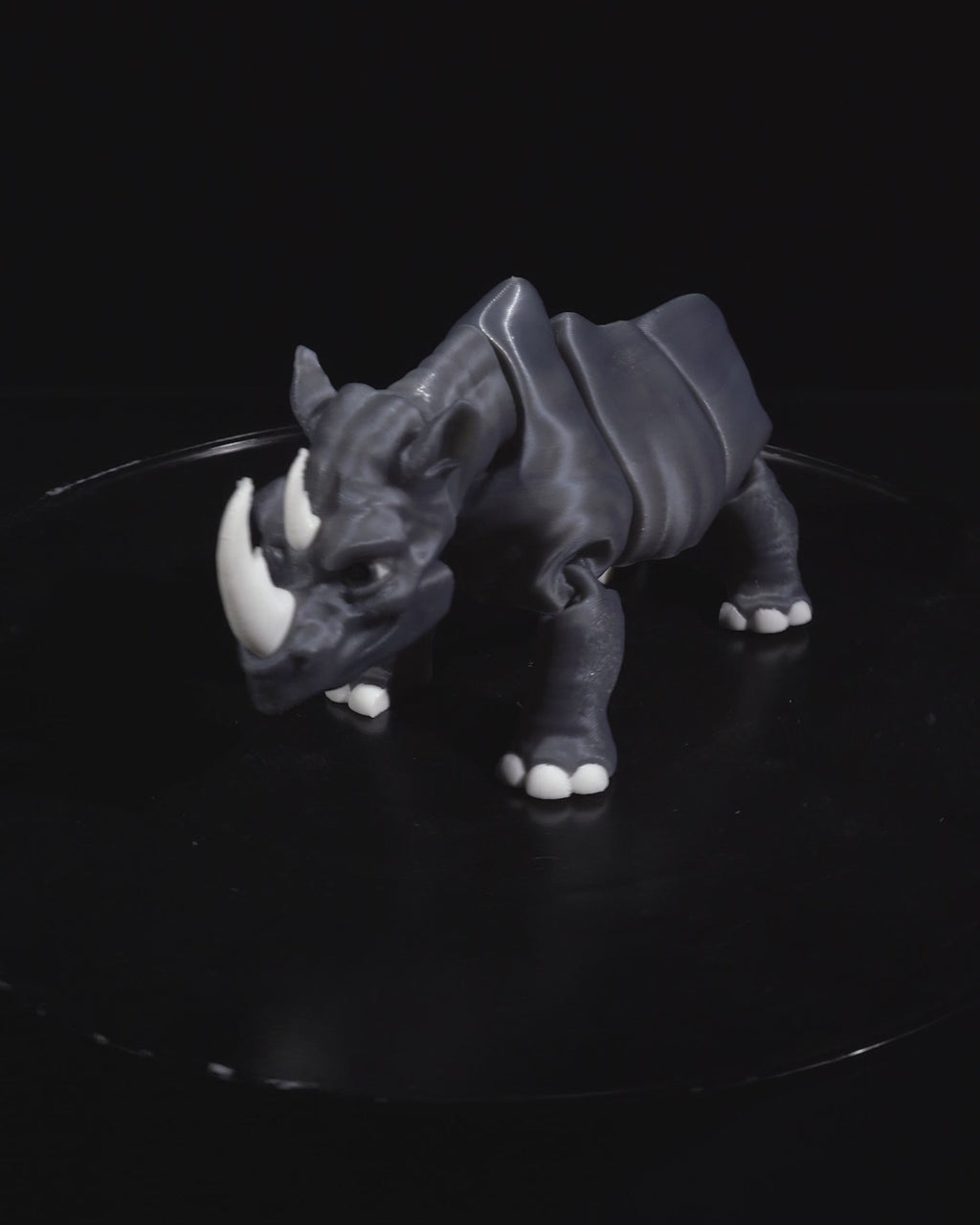Rhinoceros – Articulated 3D Printed Display Figure