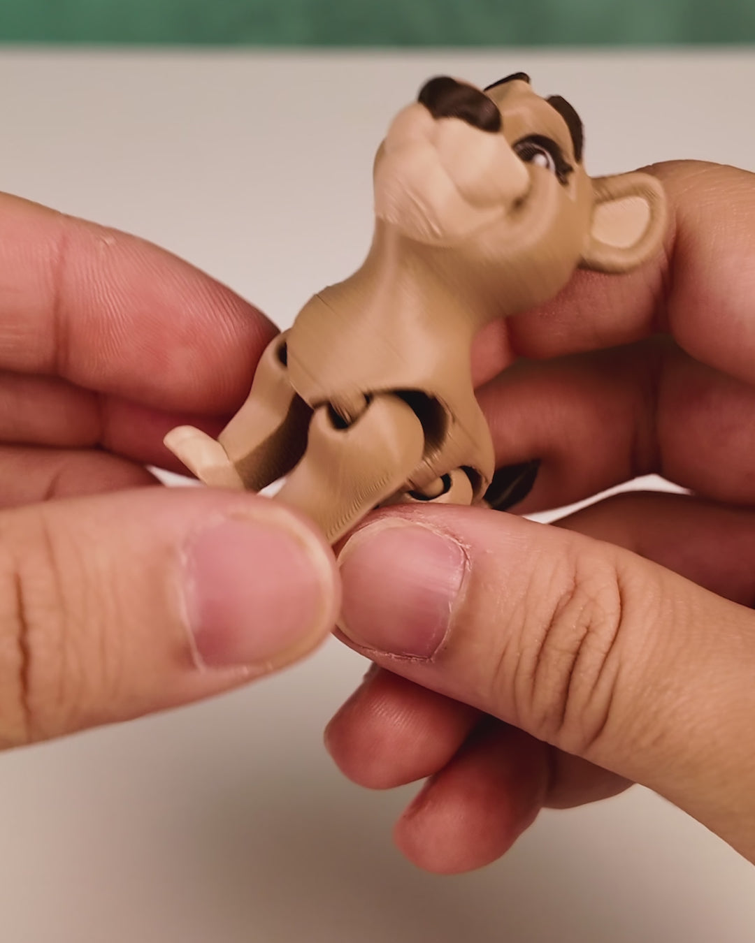 Pair of Lions – 3D Printed Display Figures