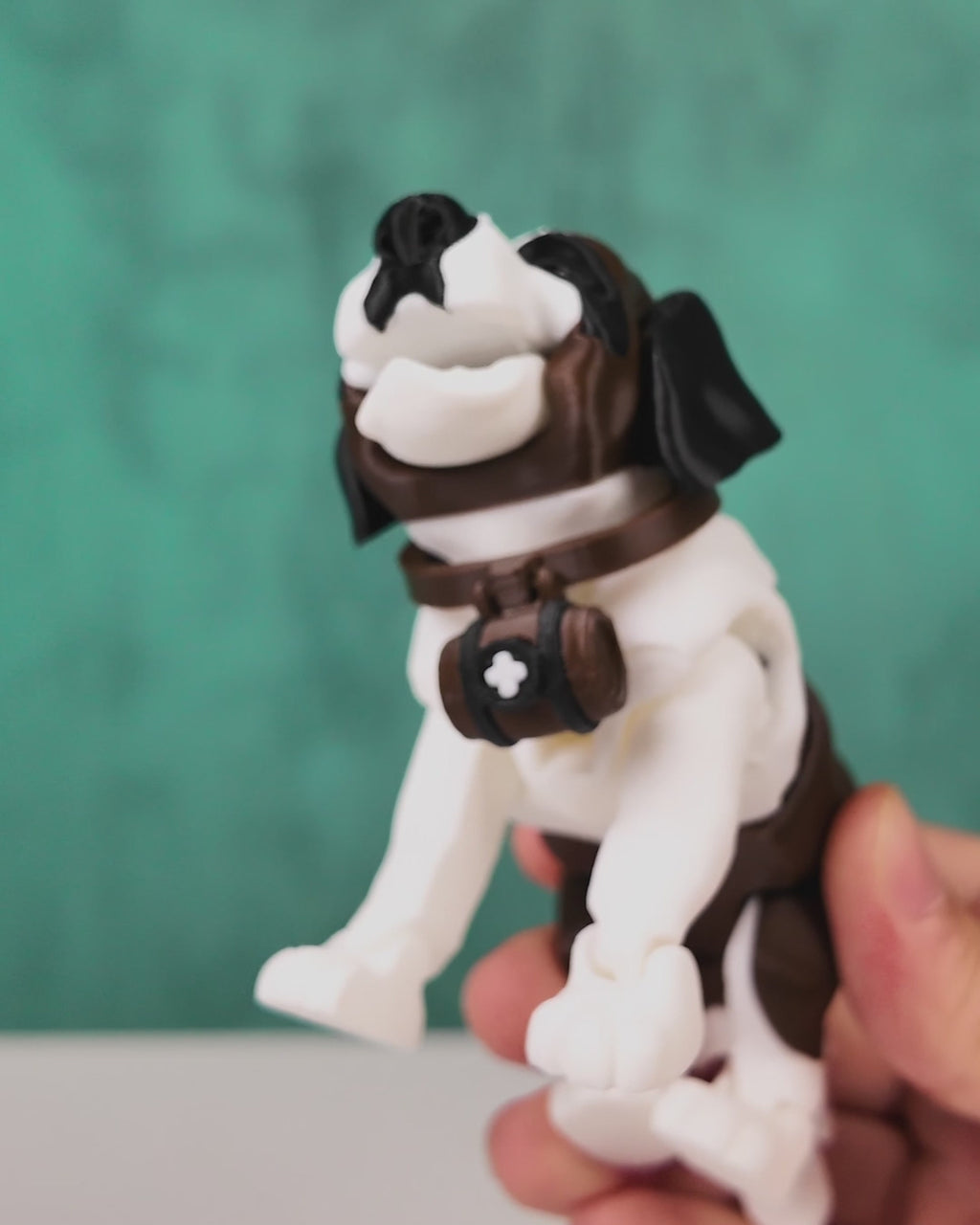 Bernie the St. Bernard – Articulated 3D Printed Display Figure