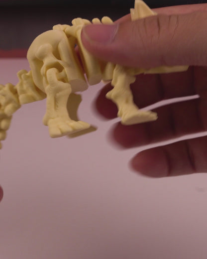 Skeleton Ankylosaurus – Articulated 3D Printed Display Figure