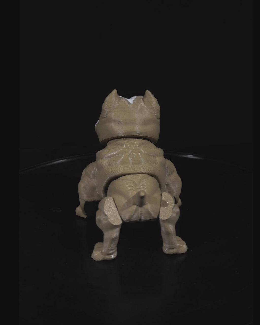 American Bull Dog (Bully) 3D Printed Keychain